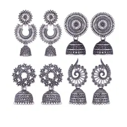 Sangria Alloy Silver-Plated Earrings-picture-20