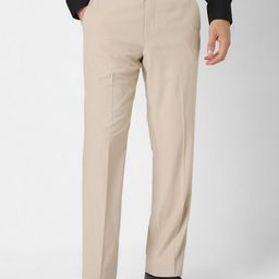 Van Heusen Men Regular Fit Mid-Rise Formal Trousers-picture-34