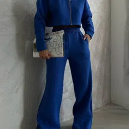 Mast & Harbour High Neck Sweatshirt with Trousers Co-Ords-picture-10