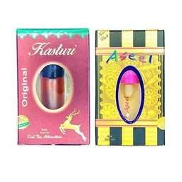 RAVIOUR LIFESTYLE Set Of 2 Aseel & Kasturi Roll On Attar - 8ml Each-picture-39