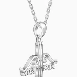 GIVA Rhodium-Plated Geometric Pendants image 2