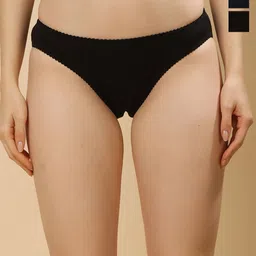 Moda Rapido Pack of 3 Super Combed Cotton Mid-Rise Bikini Briefs-image-3