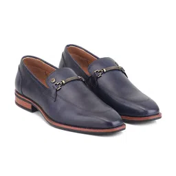Red Chief Men Leather Round Toe Formal Loafers-image-41
