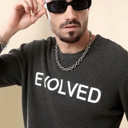 WROGN Men Typography Printed Pullover-picture-20