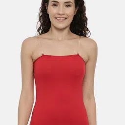 GOLDSTROMS Pack Of 2 Cotton Non-Padded Camisoles-SLP-9008-NVY-RED image 2