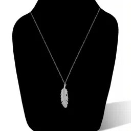Utkarsh Feather Shaped Pendants with Chains-picture-16