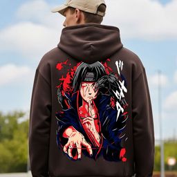 MaverIQ Men Graphic Printed Hooded Sweatshirt-picture-14