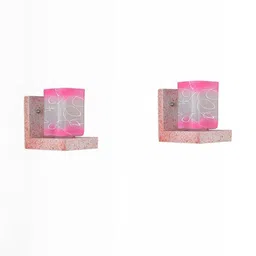SOMIL Pink Glass Cylinder Printed Wall Lamps-picture-39