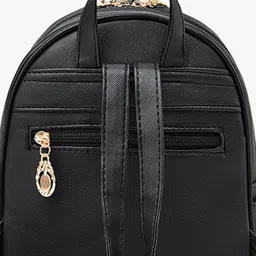 StyleCast Women Medium Stylish Casual Backpack With Pom Pom Keychain image 3