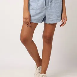 GAP Women Mid-Rise Relaxed Fit Shorts-image-58