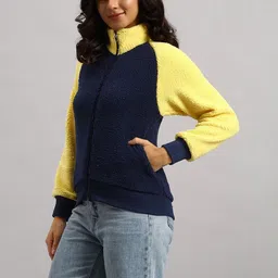NATURE CRAFT Women Colourblocked Sweatshirt image 2
