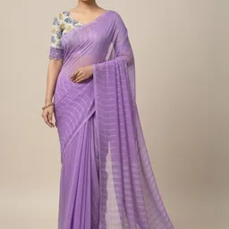 Shilpkala Woven Design Poly Georgette Saree-picture-13
