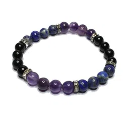Divine souvenirs Unisex Artificial Beaded Elasticated Bracelet-picture-36