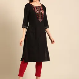 Anouk Women Thread Work Kurta image 3