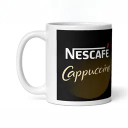 Mr UVD Brown & White Typography Printed Ceramic Glossy Mug - 350 ml-picture-10