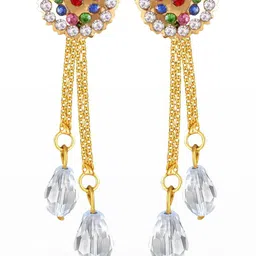 VIVASTRI Women Gold-Plated Alloy Earrings-picture-16