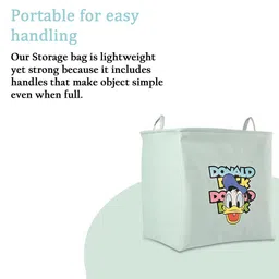 Aura Blue & Yellow Printed Foldable Multi-Utility Organisers image 4