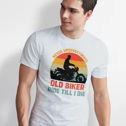 Seekbuylove Graphic Printed Round Neck Bio Finish Pure Cotton T-Shirt image 5