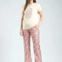 Monte Carlo Women Graphic Printed Round Neck Night Suit-picture-38