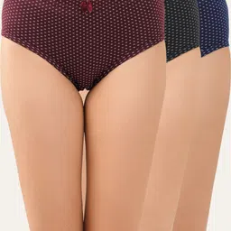 lady lyka Pack of 3 Women Hipster Multicolor Panty-picture-29