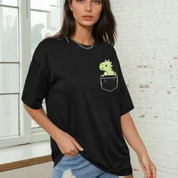 CORSICA Women Printed Pockets T-shirt-image-71