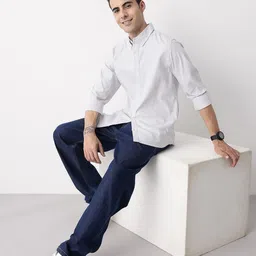 Mast & Harbour Striped Casual Shirt image 2