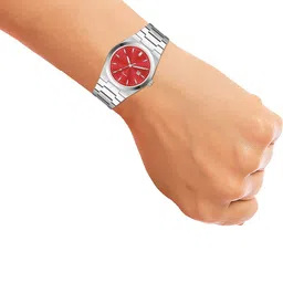 SZN Men Dial & Stainless Steel Straps Analogue Watch Royal redSZN33698009 image 3