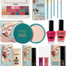 FOPE Set Of 14 Foundation, Compact, Lipstick , Nail Paint, Eyeshadow, Mascara & Eyeliner-picture-39