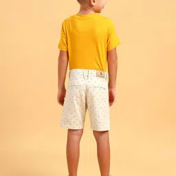 U.S. Polo Assn. Kids Boys Printed Pure Cotton Chino Shorts image 5