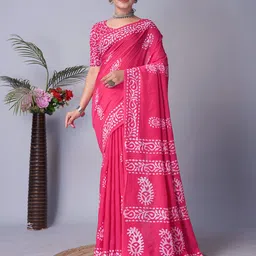 HMP Fashion Batik Printed Saree-picture-37