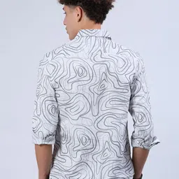 V-Mart Printed Spread Collar Casual Shirt image 3
