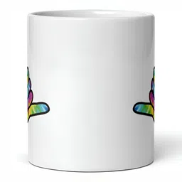 Mr UVD White Ceramic Cup image 4