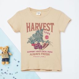 max Girls Graphic Printed Round Neck Pure Cotton T-shirt-picture-41