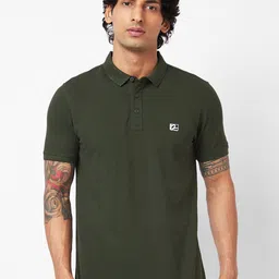 SPYKAR Polo Collar Slim Fit T-shirt-picture-32