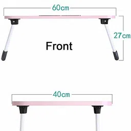 gorogue Laptop Study Table with Drawer,Tablet/Mobile Holder for Kids & Adults(BLACK) Wood Portable Laptop Table image 2