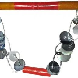 amn sports Wooden Lezim Dance instrument for SET 5 Bhapang Instrument image 1