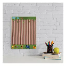 Kidoz Bulletin Board Notice Soft Board For Kids Study Animal Horizontal - Green-picture-12