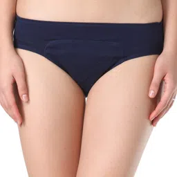 Adira Cotton Period Panty Hipster - Navy Blue-picture-12