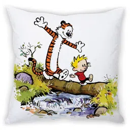Stybuzz Walking Tiger Cushion Cover White And Multicolor - FCCS00037-picture-22