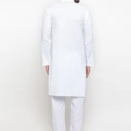 jompers Men Cotton Blend Kurta Churidar Set image 4