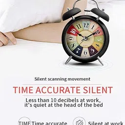 rhonnium Analog Black Clock image 4