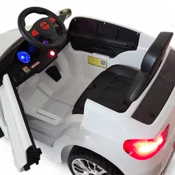 mekashi Kids Electric Car with Remote, LED Lights & Music, Strong & Durable, Car Battery Operated Ride On image 5