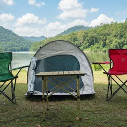 nawbeda Automatic Camping Pop Up Boat Tent 1-2 Person Tent - For Camping, Winter, Picnic, Adventure, Outdoor, Garden, hiking image 2