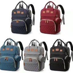 homecloud Diaper Bag Backpack | Foldable Mummy Bag | bagpack with Bassinet, Folding Crib baby bag image 5