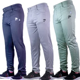 trugenzy Pack of 3 Men Printed Multicolor Track Pants image 3