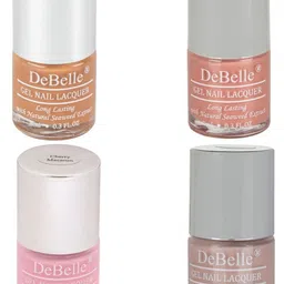 DeBelle Set of 4 Long Lasting Gel Nail Lacquers with Natural Seaweed Extract - 32ml Each image 3