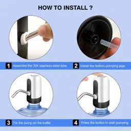evoza Automatic Rechargeable Electric Water Dispenser Pump Bottom Loading Water Dispenser image 2
