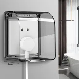 cartcraze Wall Switch Socket Cover Splash Guard Box Cover image 4