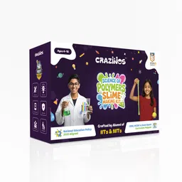crazinos Science of Polymers Slime Making Kit | DIY Slime Kit | Gifts for Kids Age 4-18-picture-15
