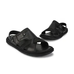 Woods Men Leather Comfort Sandals-image-77